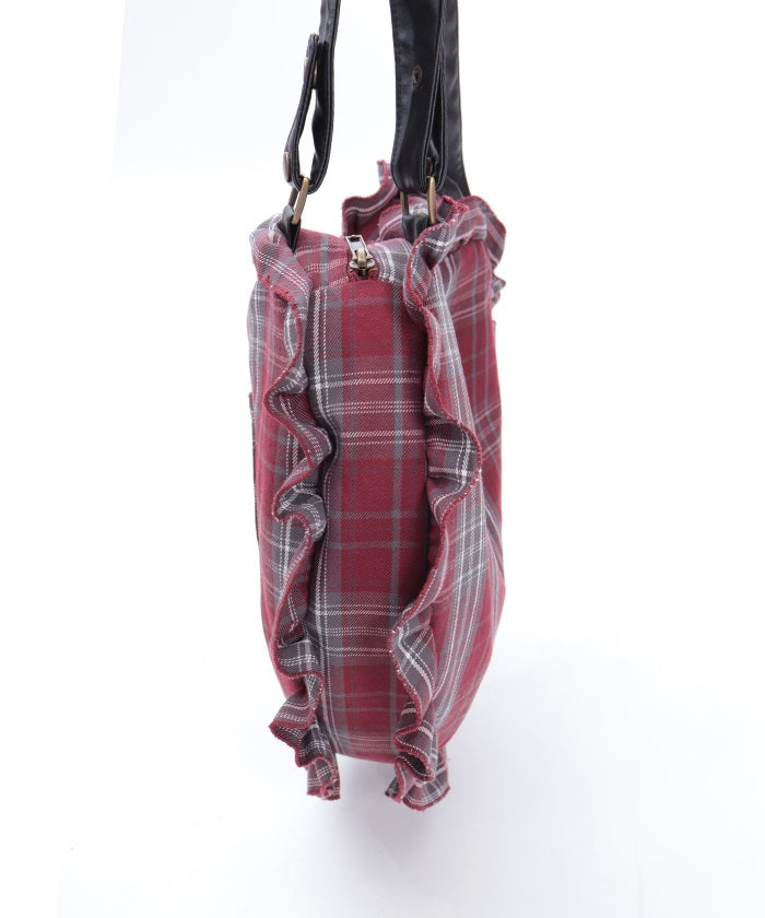 Tartan Plaid Heart Bag