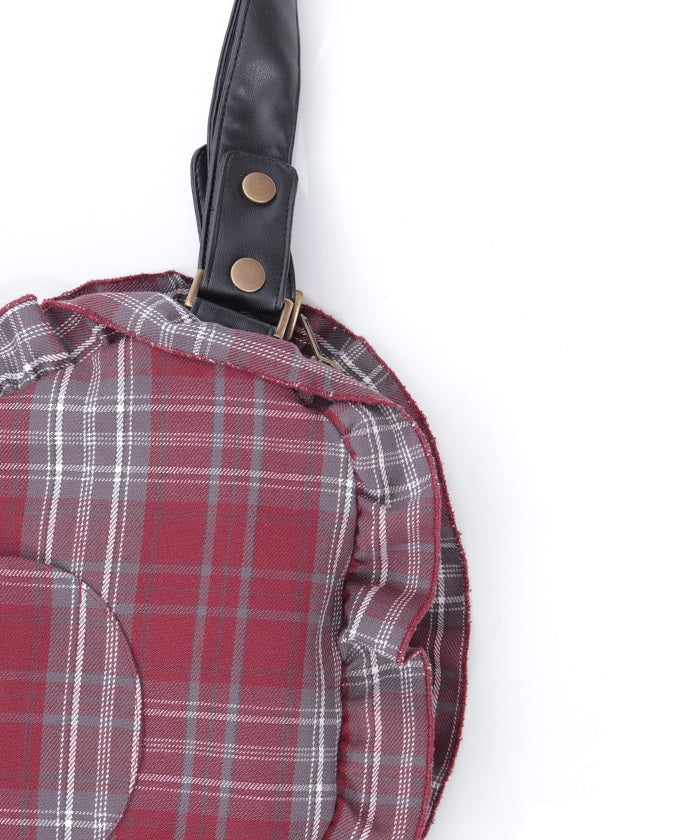 Tartan Plaid Heart Bag