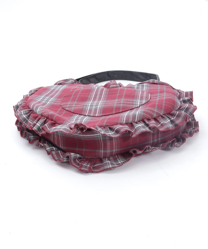 Tartan Plaid Heart Bag