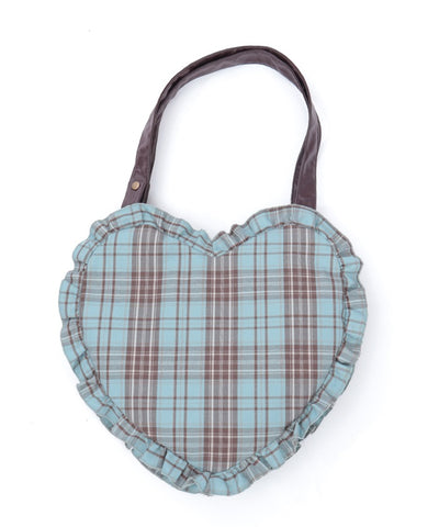 Tartan Plaid Heart Bag