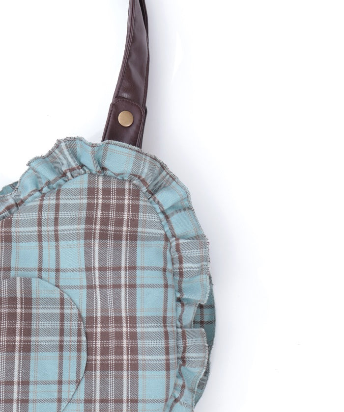 Tartan Plaid Heart Bag