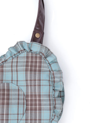 Tartan Plaid Heart Bag