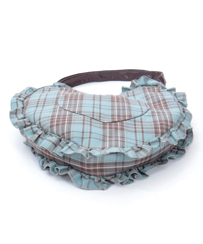 Tartan Plaid Heart Bag
