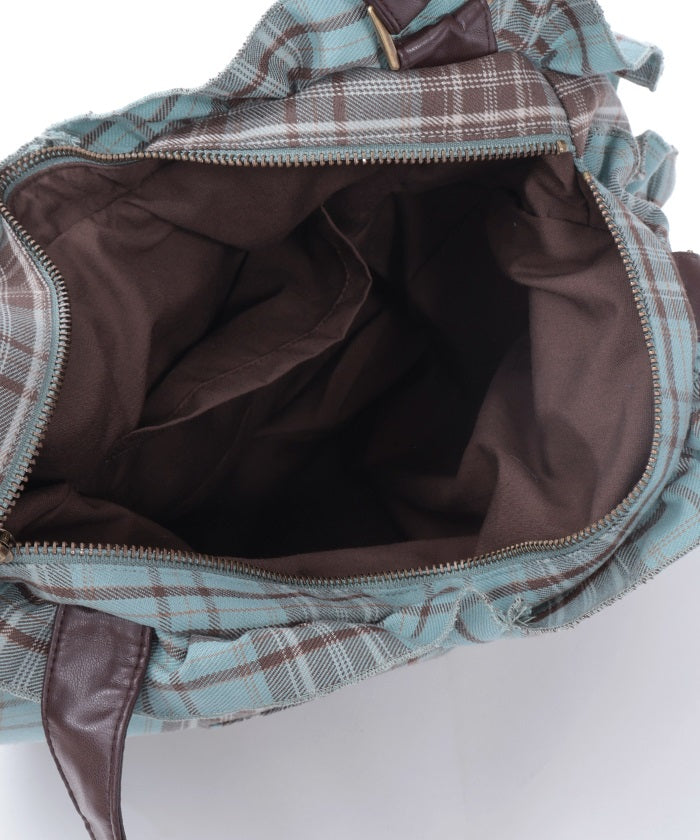 Tartan Plaid Heart Bag