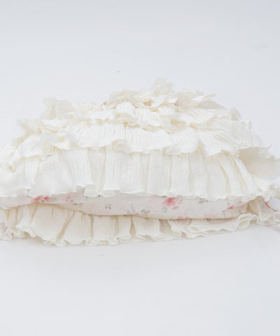 Small Floral Pattern & Frill Knapsack