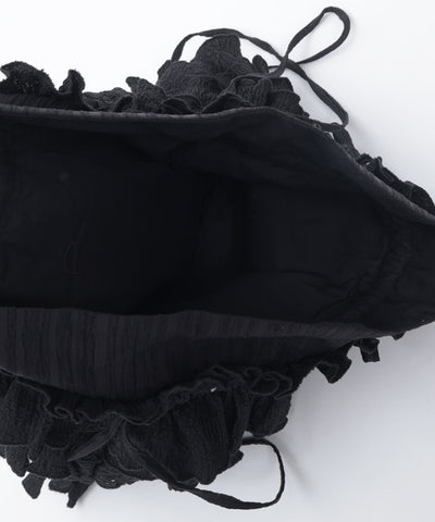 Small Floral Pattern & Frill Knapsack