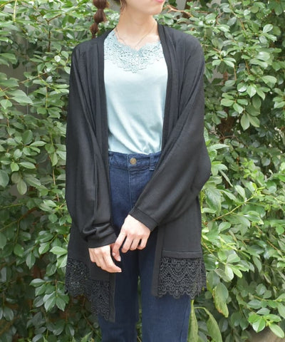 Lace UV Cut Dolman Cardigan