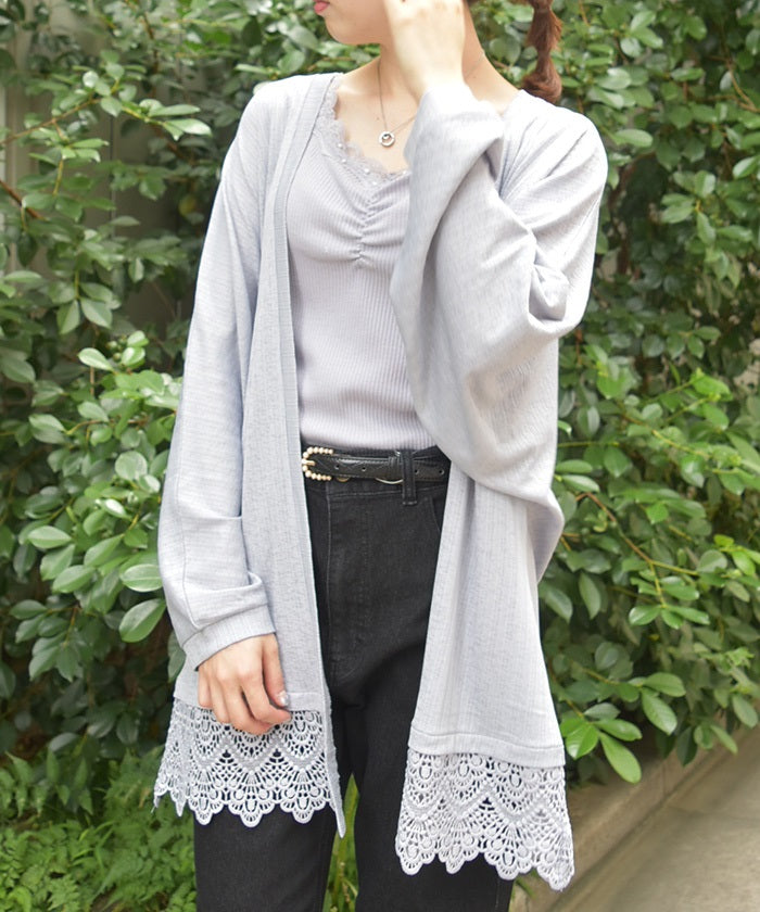 Lace UV Cut Dolman Cardigan