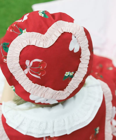Cherry Bunny Pattern Beret