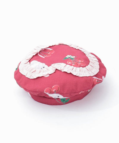 Cherry Bunny Pattern Beret