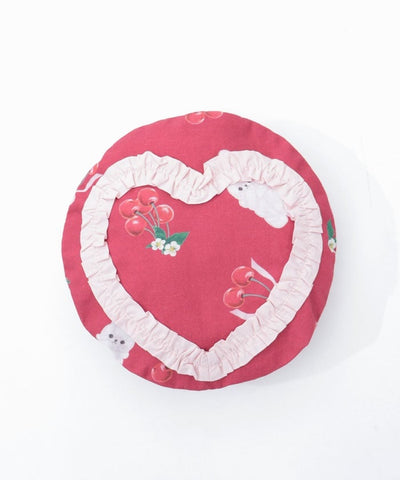 Cherry Bunny Pattern Beret