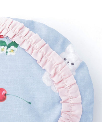 Cherry Bunny Pattern Beret