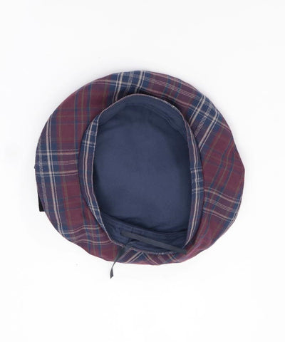 Tartan Plaid Ribbon Beret