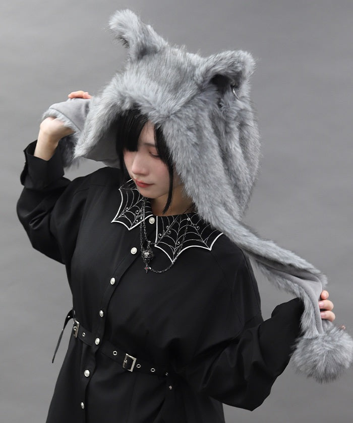 Wolf Fur Hood (Pre-order) – axes femme from JAPAN