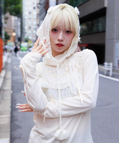 Flower Knit Babushka