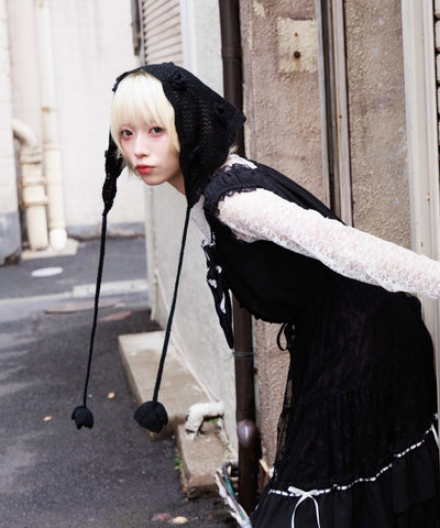 Flower Knit Babushka