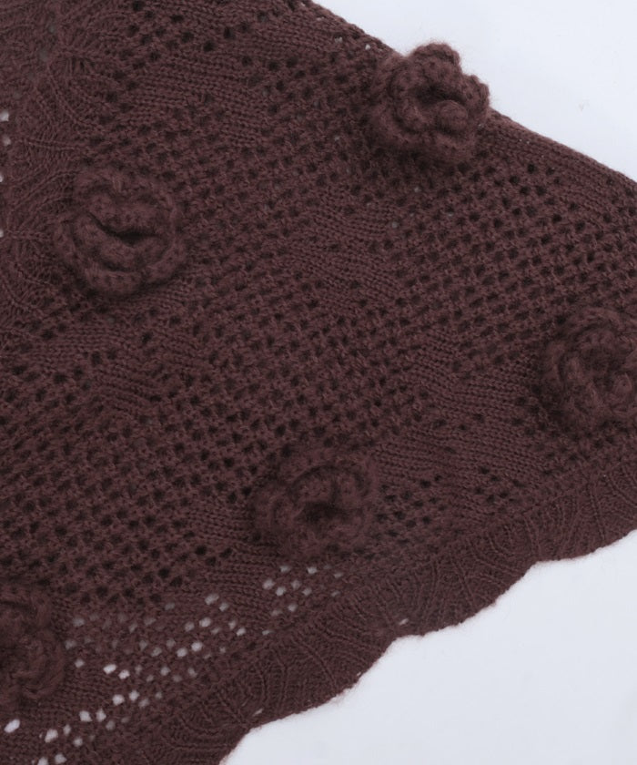 Flower Knit Babushka