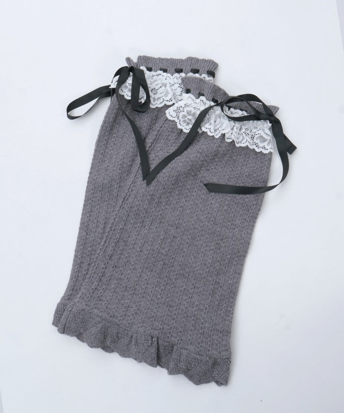 Lace & Knit Leg Covers