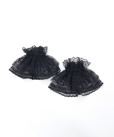 Cross Lace Wrist Cuffs