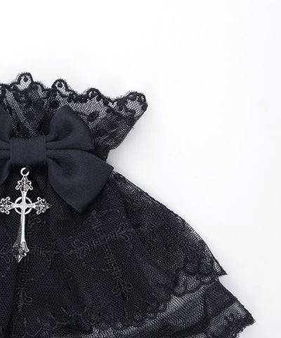 Cross Lace Wrist Cuffs