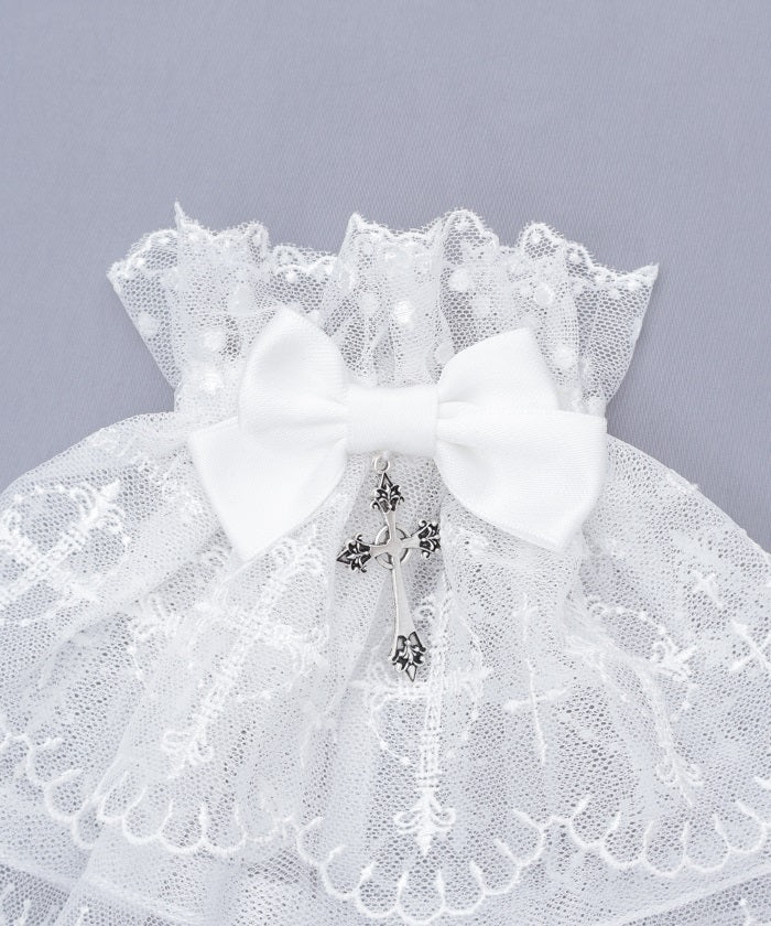 Cross Lace Wrist Cuffs