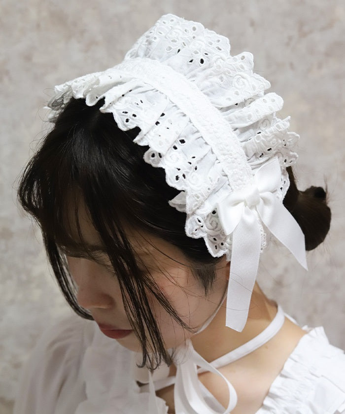 Cotton Lace Headdress (Time-limited Price)