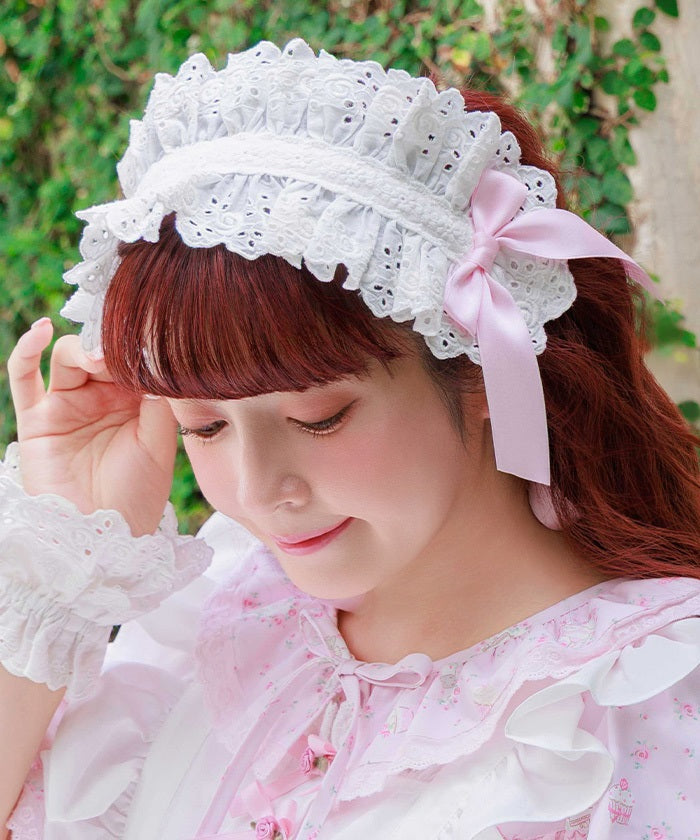 Cotton Lace Headdress (Time-limited Price)