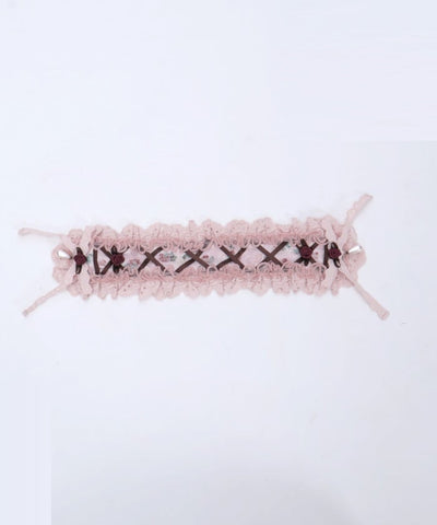 Floral Pattern Lace Headdress