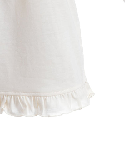 Yoke Lace & Ribbon Turtleneck