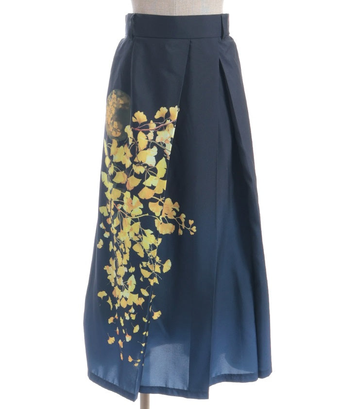 Autumn Leaves Pattern Skirt