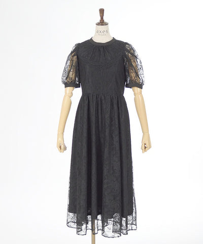 High Neck Lace Dress