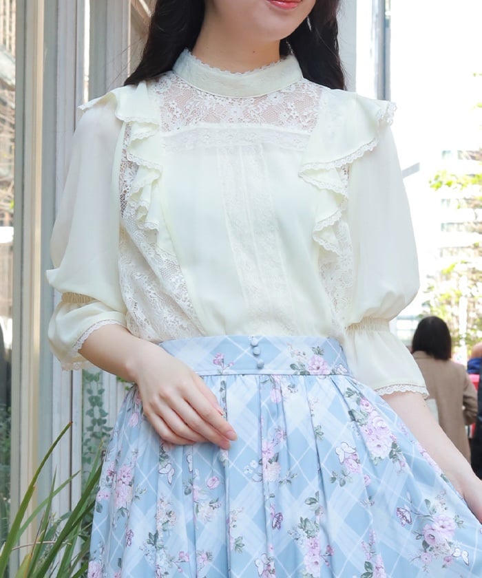 ♩axes femme 重ね着風フリルカットソー ダークコア ホラーコア 姫カジ Featured Items – axes femme from JAPAN
