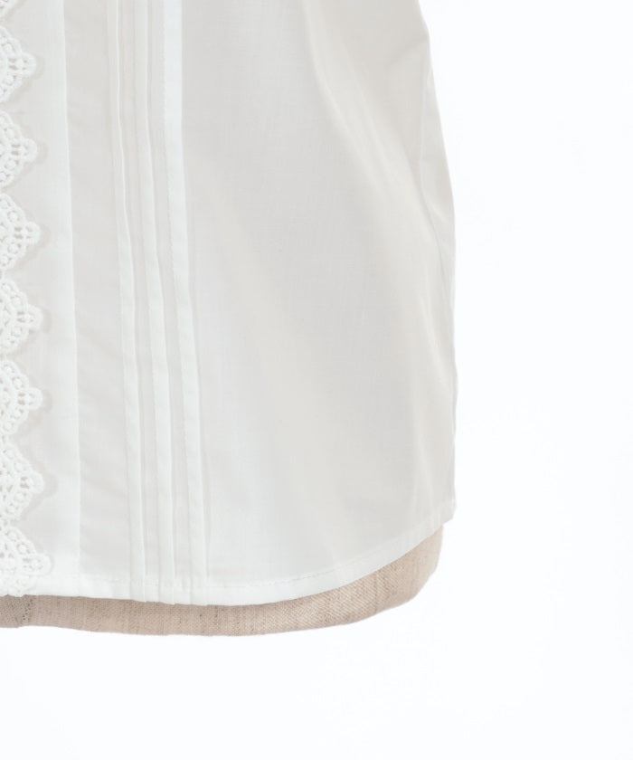 bow.a ボウエー 水際 NAMINAMI BLOUSE 白