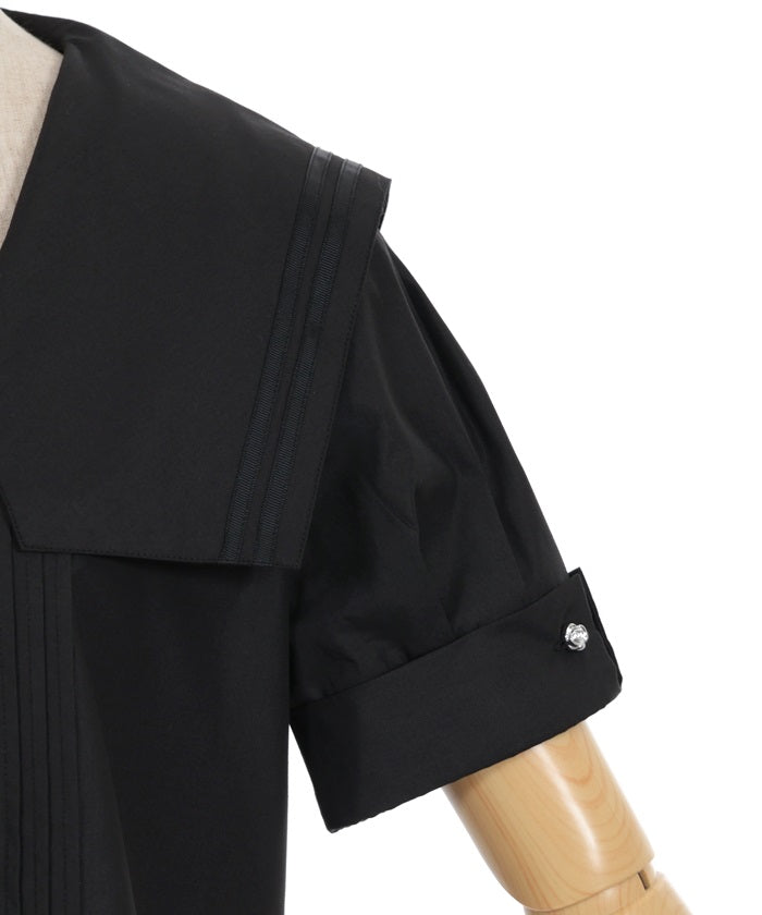 Marine Style Sailor Collar Blouse – axes femme from JAPAN Marine Style Sailor Collar Blouse – axes femme from JAPAN