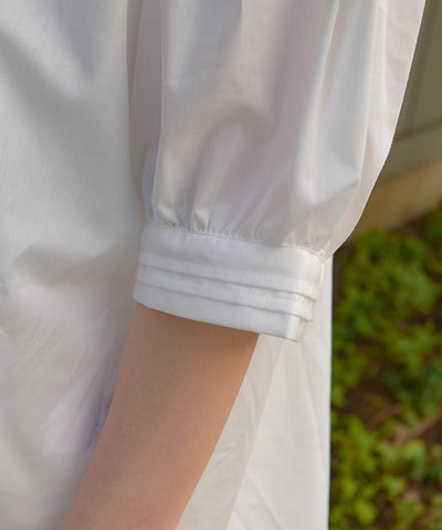 Big Ribbon Short Sleeve Blouse
