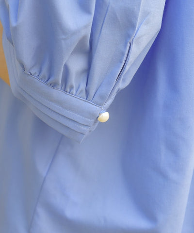 Big Ribbon Short Sleeve Blouse