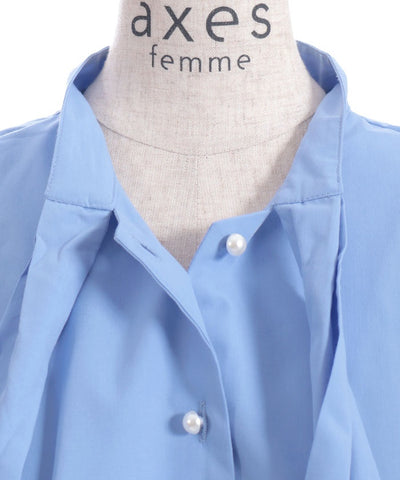 Big Ribbon Short Sleeve Blouse