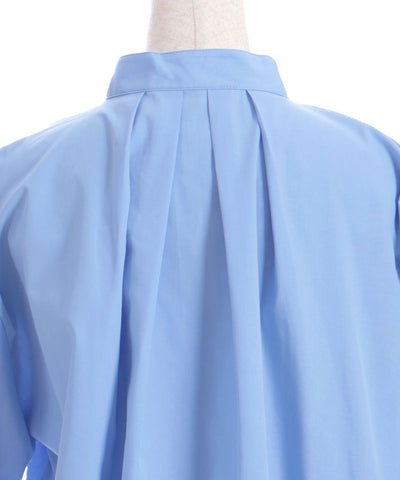Big Ribbon Short Sleeve Blouse