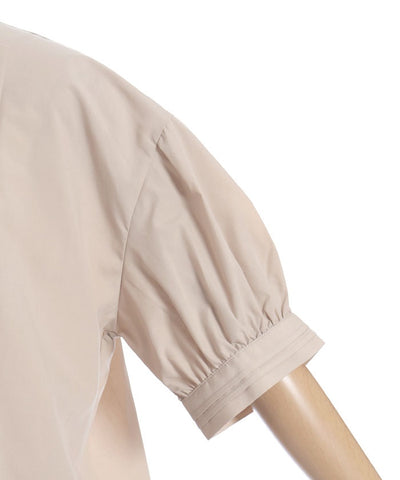 Big Ribbon Short Sleeve Blouse