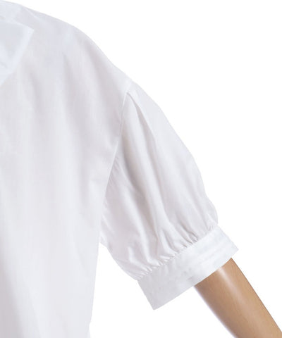 Big Ribbon Short Sleeve Blouse