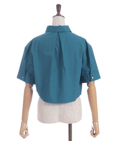 Eyelet Tab Short Shirt