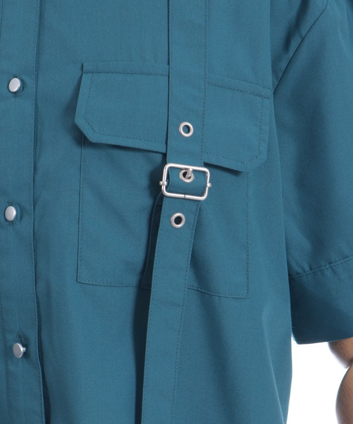 Eyelet Tab Short Shirt