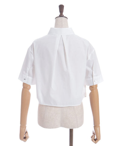 Eyelet Tab Short Shirt
