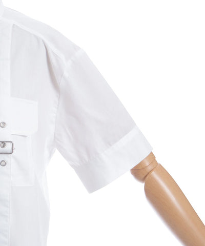 Eyelet Tab Short Shirt