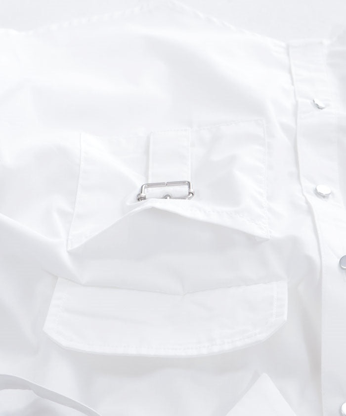 Eyelet Tab Short Shirt