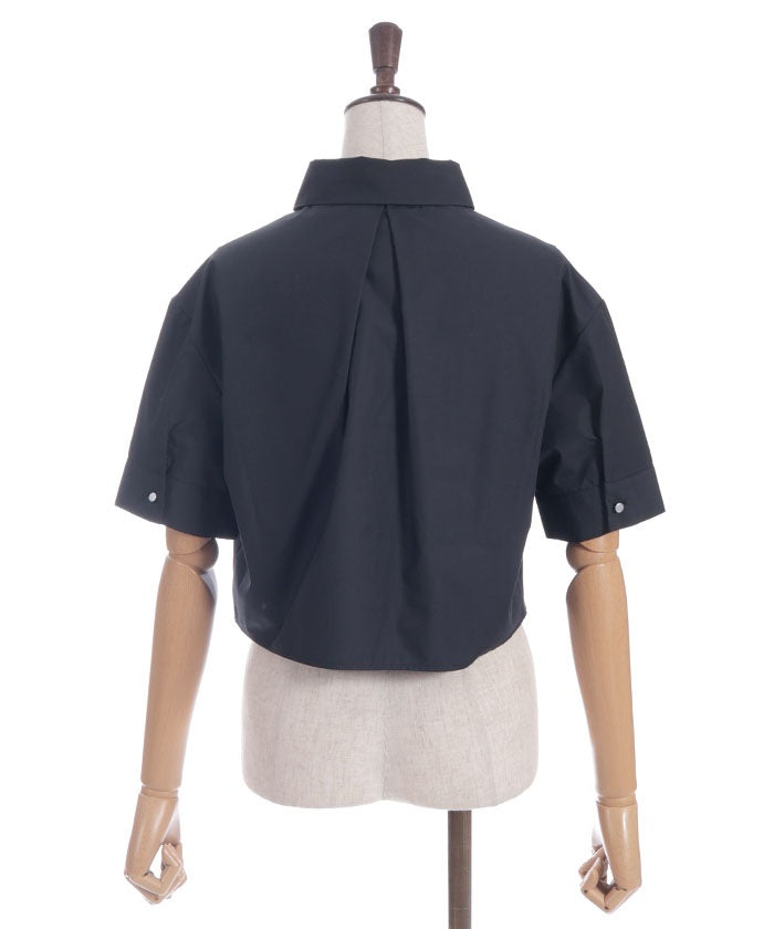Eyelet Tab Short Shirt