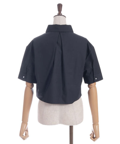 Eyelet Tab Short Shirt