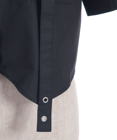 Eyelet Tab Short Shirt
