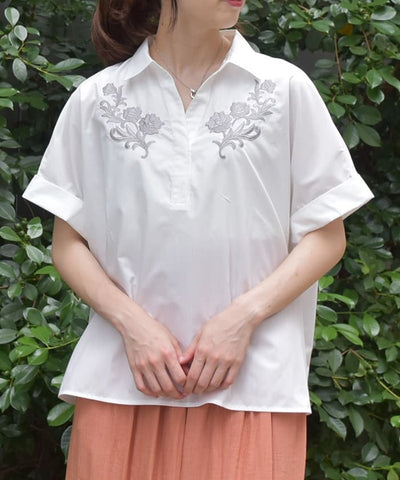 Embroidery Skipper Shirt