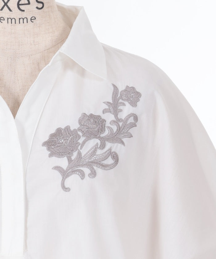 Embroidery Skipper Shirt